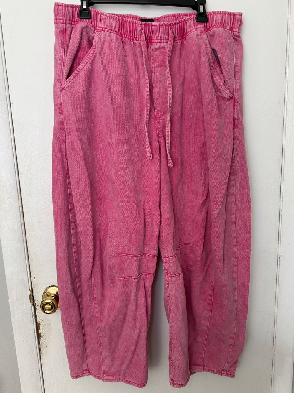 GAP Pink Mid Rise UltraSoft Easy Horseshoe Jeans